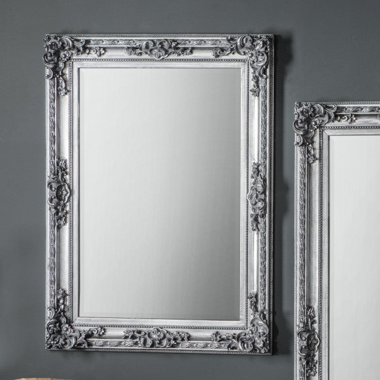 Gallery Direct Altori Rectangle Mirror Silver