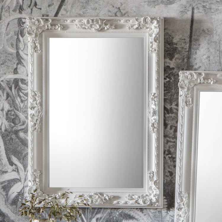 Gallery Direct Altori Rectangle Mirror White