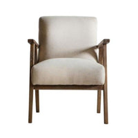 Gallery Interiors Neyland Occasional Chair in Natural Linen