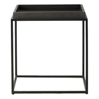 Gallery Interiors Forden Tray Side Table in Black