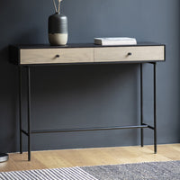 Gallery Interiors Carbury 2 Drawer Console Table