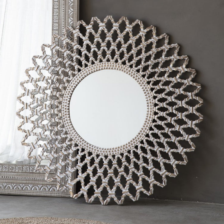 Bharta Mirror in Silver GalleryDirect 2