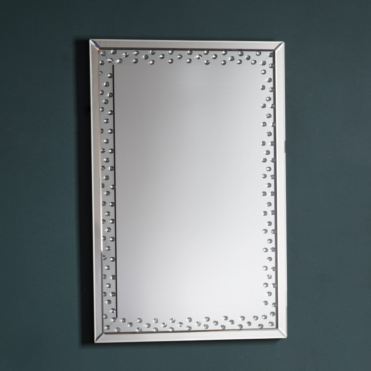 Gallery Direct Eastmoore Silver Mirror Rectangle 