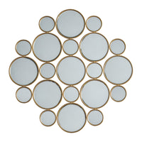 Gallery Interiors Wallis Circles Mirror in Gold