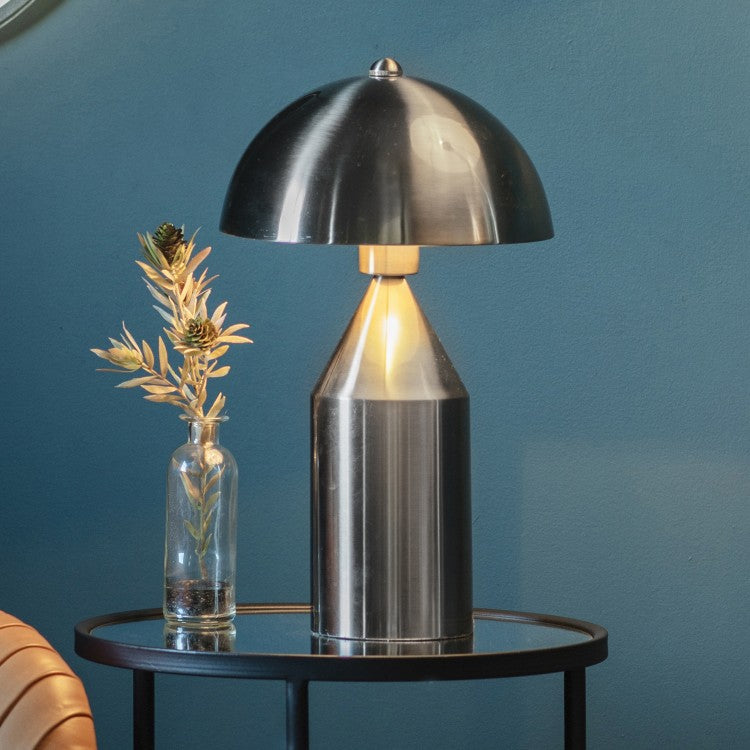 Olivia's Nellie Table Lamp in Brushed Nickel