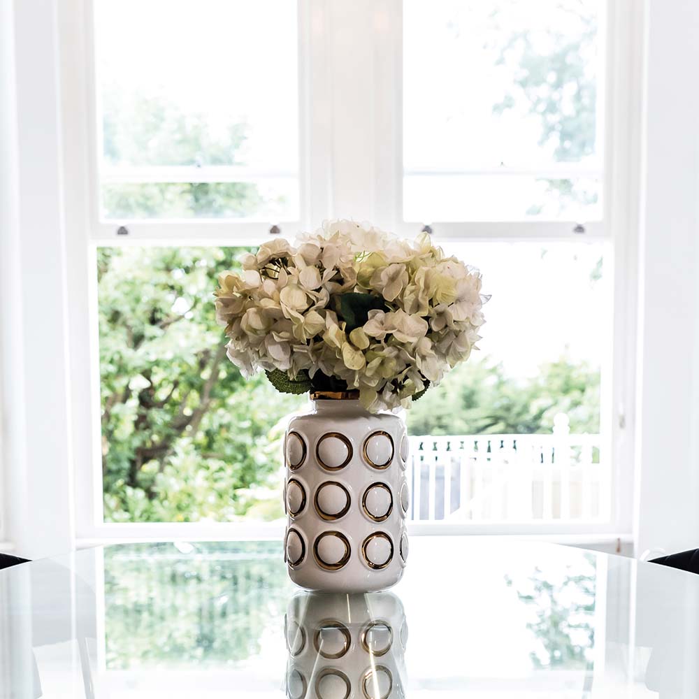 Olivia's Boutique Hotel Collection - Gold Circle Vase Small