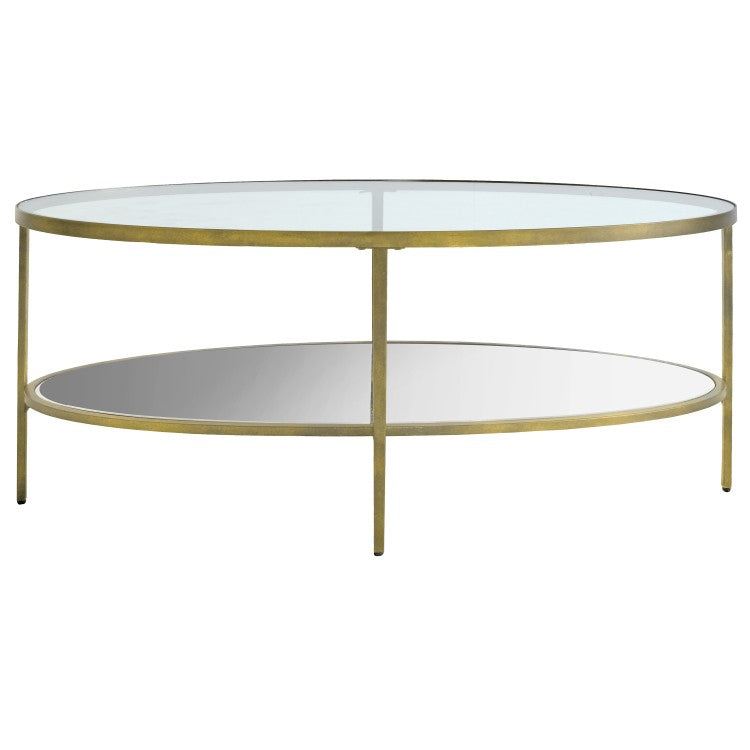 Gallery Interiors Hudson Coffee Table in Champagne
