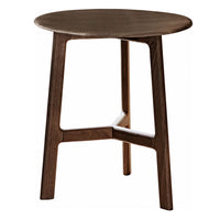 Gallery Interiors Madrid Side Table in Dark Brown