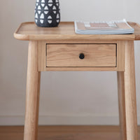 Gallery Interiors Kingham 1 Drawer Side Table