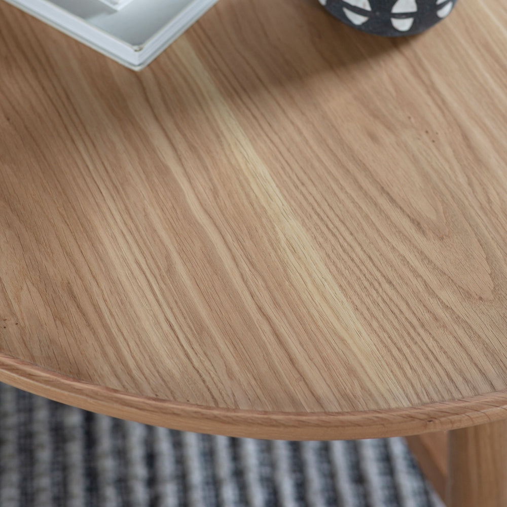 Gallery Interiors Kingham Round Coffee Table