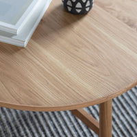 Gallery Interiors Kingham Round Coffee Table