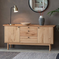 Gallery Interiors Kingham 2 Door 3 Drawer Sideboard