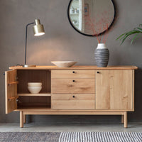 Gallery Interiors Kingham 2 Door 3 Drawer Sideboard