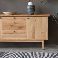 Gallery Interiors Kingham 2 Door 3 Drawer Sideboard