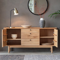 Gallery Interiors Kingham 2 Door 3 Drawer Sideboard