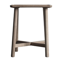 Gallery Interiors Kingham Side Table in Grey