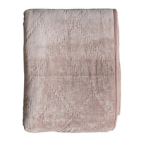 Gallery Interiors Quilted Diamond Blanket Bedspread in Blush