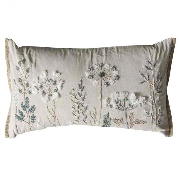 Gallery Direct Amaryllis Embroidered Cushion