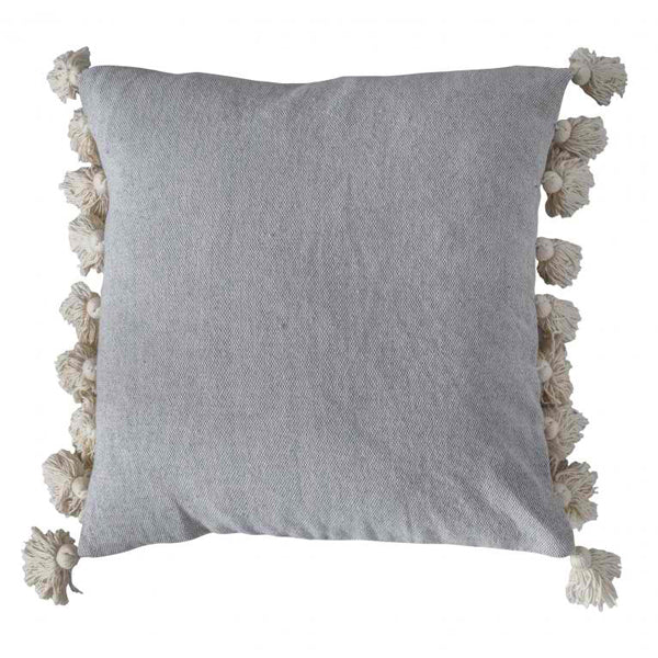 Gallery Direct Cotton Tassel Cushion in Natural