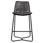Gallery Interiors Set of 2 Hawking Stool Charcoal