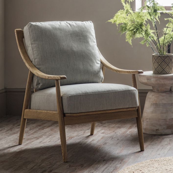Gallery Interiors Reliant Occasional Chair Natural
