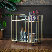 Gallery Interiors Verna Drinks Trolley