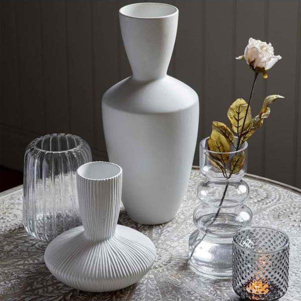 Gallery Interiors Naru Vase in White