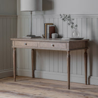 Gallery Interiors Mustique 2 Drawer Desk