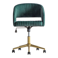 Gallery Interiors Murray Velvet Chair in Green