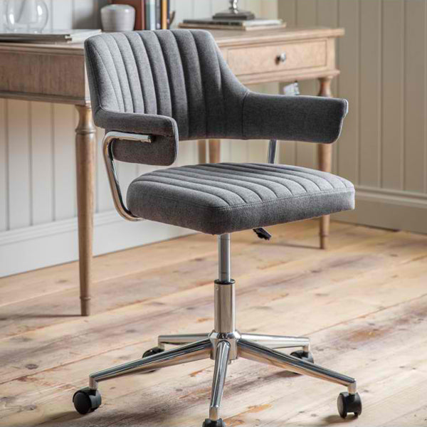 Gallery Interiors Mcintyre Armchair in Charcoal