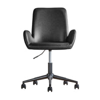 Gallery Interiors Faraday Swivel Chair in Charcoal