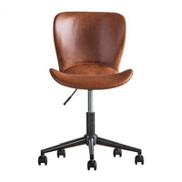 Gallery Interiors Mendel Desk Chair in Brown