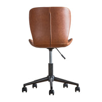 Gallery Interiors Mendel Desk Chair in Brown