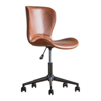 Gallery Interiors Mendel Desk Chair in Brown