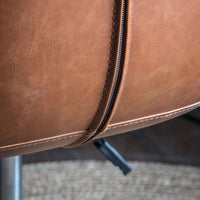 Gallery Interiors Mendel Desk Chair in Brown