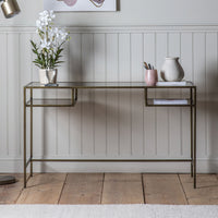 Gallery Interiors Rothbury Desk in Bronze