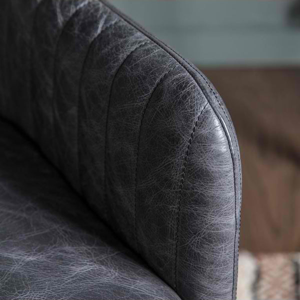 Curie Swivel Chair in Antique Ebony | Outlet Olivia's 3