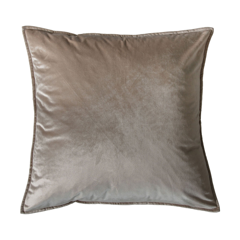 Gallery Interiors Meto Velvet Oxford Oyster Cushion