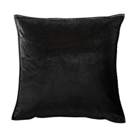 Gallery Interiors Meto Velvet Oxford Black Cushion