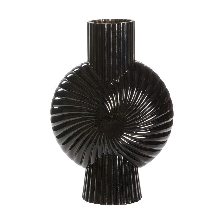 Gallery Direct Cassis Black Large Vase