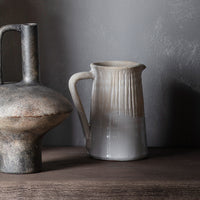 Gallery Interiors Large Moresk Jug in Matt White