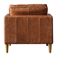 Gallery Interiors Osborne Vintage Brown Armchair