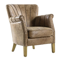 Gallery Interiors Hickman Brown Armchair