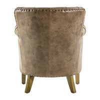 Gallery Interiors Hickman Brown Armchair