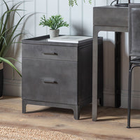 Gallery Interiors Ottinge 2 Drawer Side Table