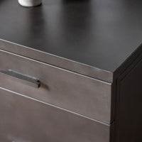 Gallery Interiors Ottinge 2 Drawer Side Table