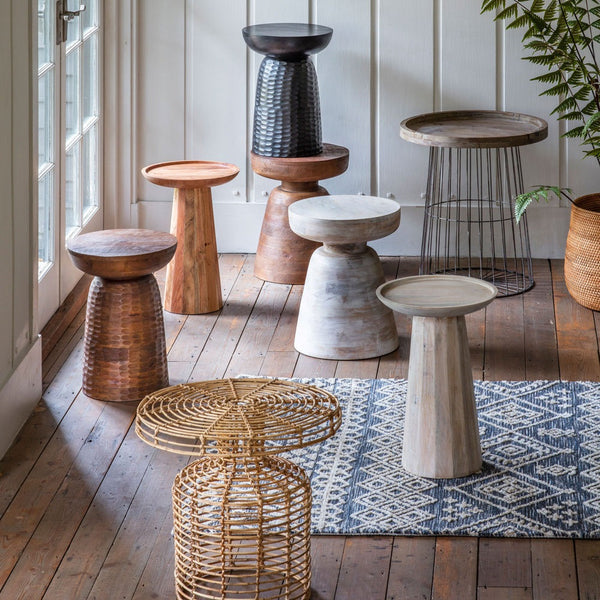 Gallery Direct Milstead White Wash Side Table