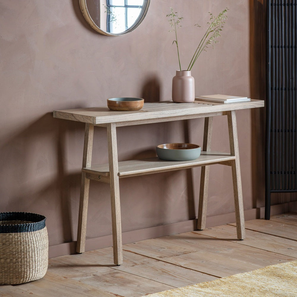 Gallery Interiors Kyoto Brown Console Table