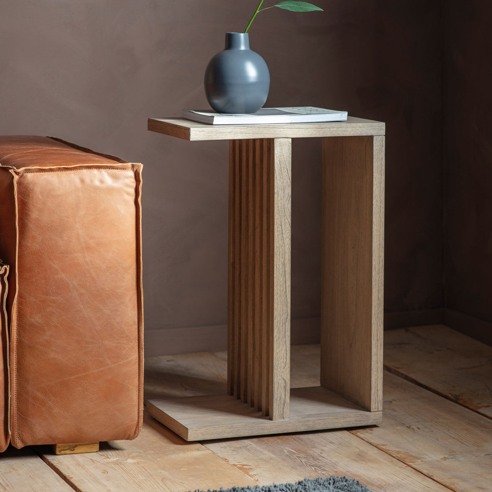 Gallery Interiors Kyoto Brown Side Table