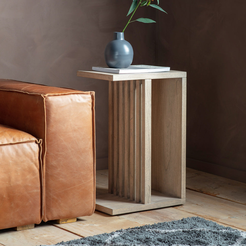Gallery Interiors Kyoto Brown Side Table